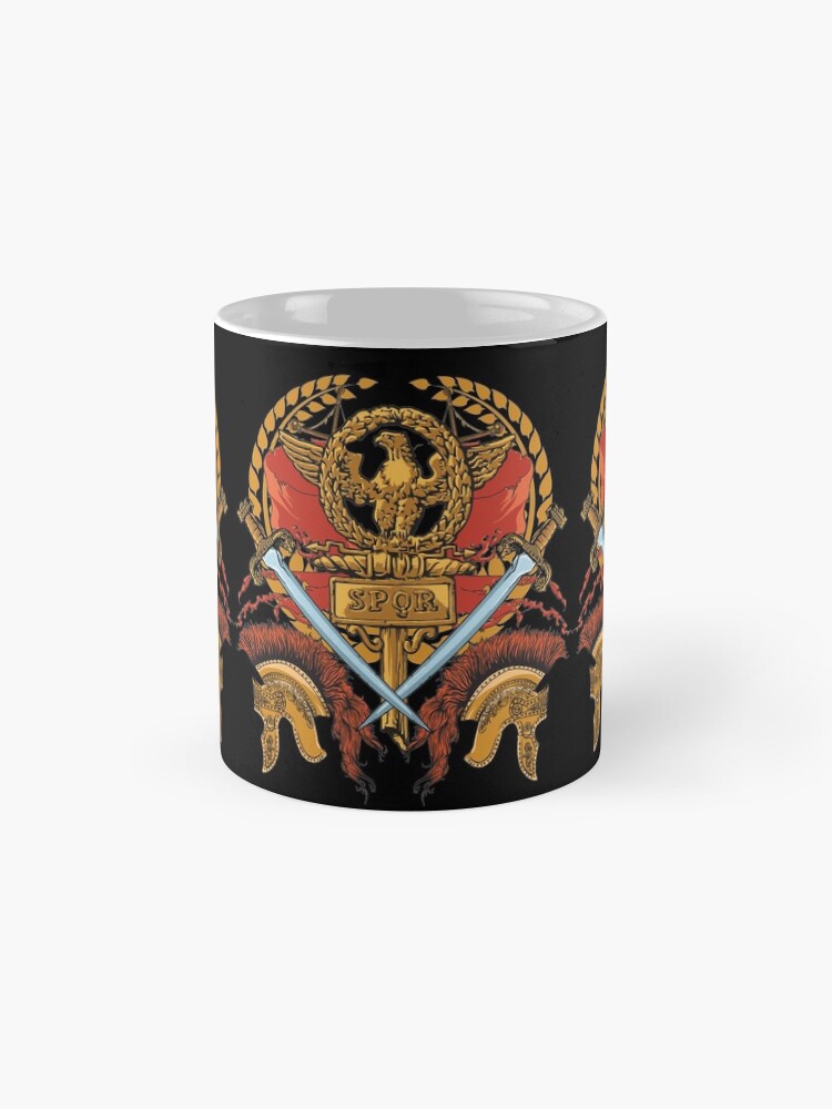 Alternate view of SPQR Ancient Rome Roman Empire Republic Army Mug