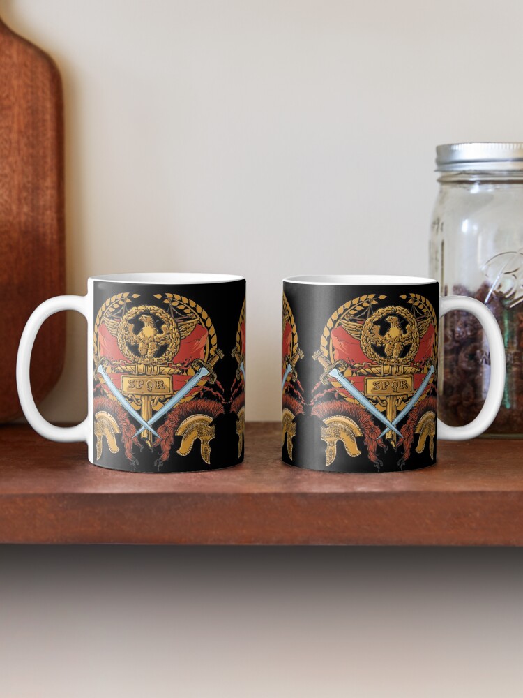 Alternate view of SPQR Ancient Rome Roman Empire Republic Army Mug