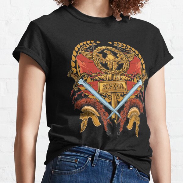 SPQR Ancient Rome Roman Empire Republic Army Classic T-Shirt