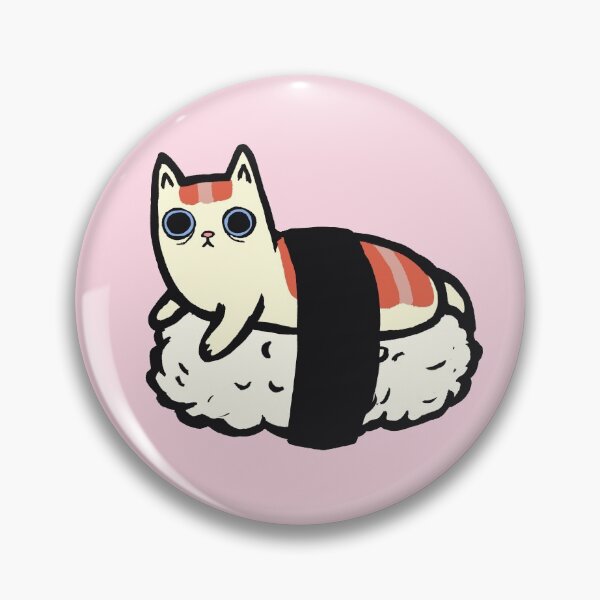 Sushi Cat Salmon Sushi Pin