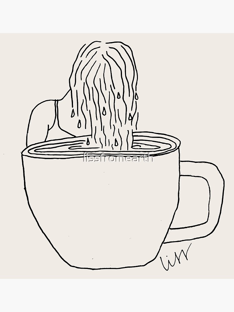 "TAKE A SIP, TAKE A DIP!" Poster for Sale by lissfromearth Redbubble