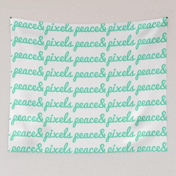Item preview, Mint Green Peace and Pixels - For Designers and Artists designed and sold by wipcreamstudios.