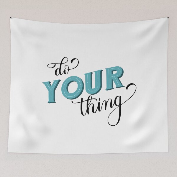 Item preview, "Do Your Thing" Motivational Saying designed and sold by NikkisPaperCo.
