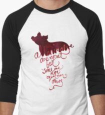 All Animals are Equal Men's Baseball ¾ T-Shirt
