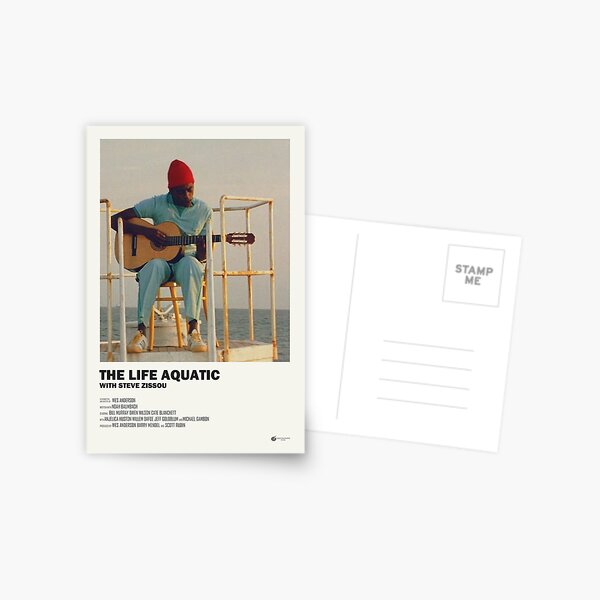 L'affiche aquatique de la vie Carte postale
