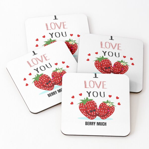 Item preview, i love you berry much designed and sold by TeaAndPrints.