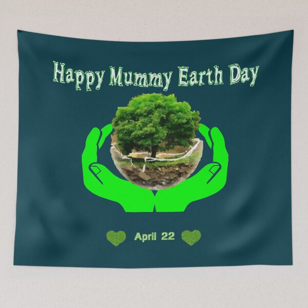 Item preview, Happy Mummy Earth Day 22nd April. designed and sold by cutitoutsir.