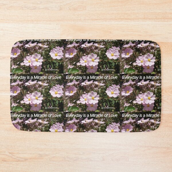 Item preview, Everyday is a Miracle of Love - Pink floral Inspirational Quote designed and sold by Sarah  Rajkotwala.