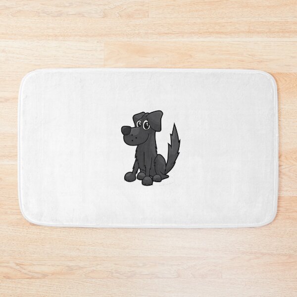Item preview, Black Cartoon Dog Sitting Down designed and sold by Reethes.