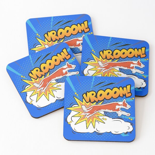 Item preview, Vrooom! ibizan hound loves coursing designed and sold by LeChienArtistiQ.
