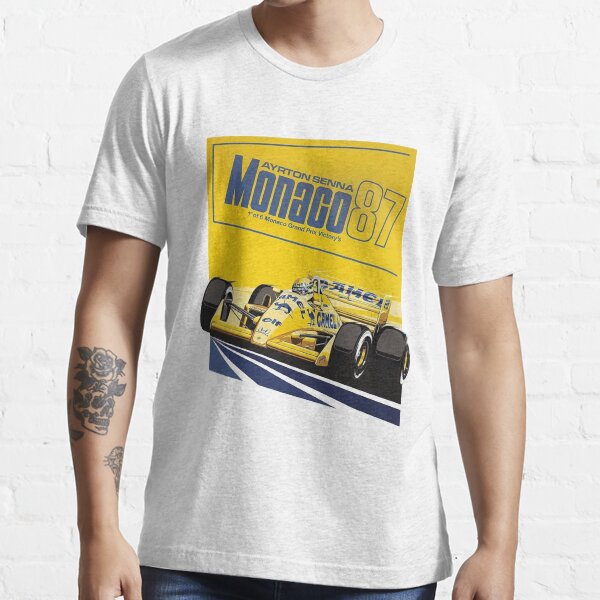 Monaco 87 Senna Camel Lotus Essential T-Shirt