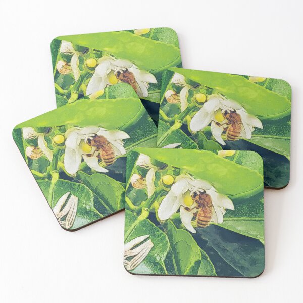 Item preview, Bee in a Lime tree V1 designed and sold by MinnieMaya.