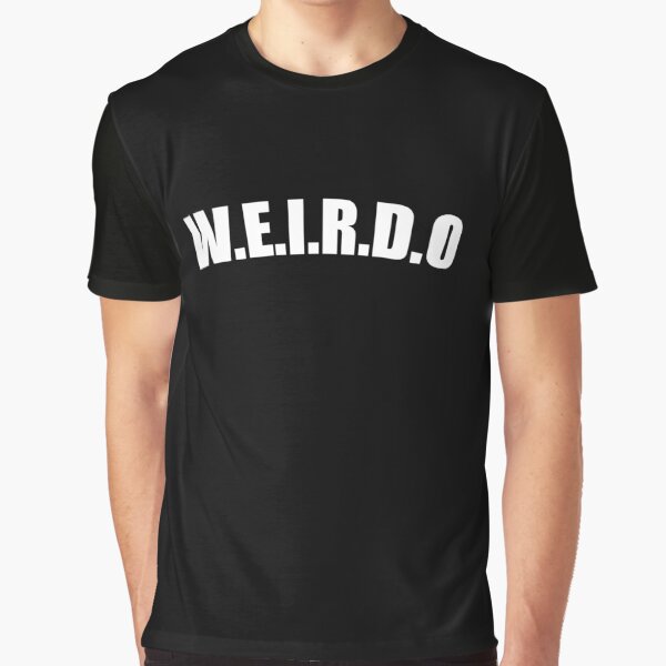 Item preview, Weirdo Slogan Streetwear T-Shirt designed and sold by Noui Barka.