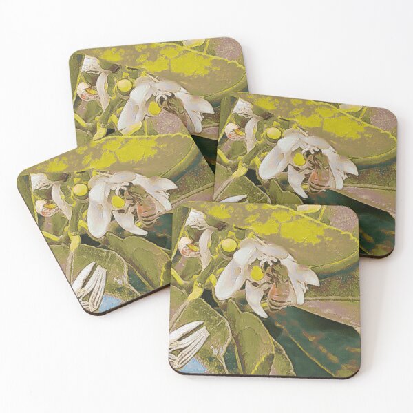 Item preview, Bee in a Lime tree V3 designed and sold by MinnieMaya.