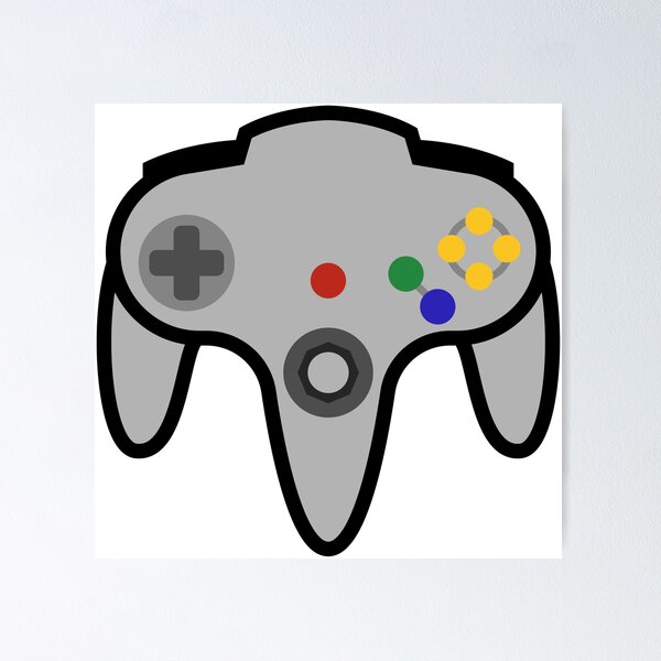 Affiche - Manette Nintendo 64 – Balance Ton Gaming