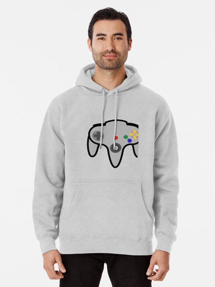 Imagen 1 de 5, Sudadera con capucha con la obra Controlador N64, diseñada y vendida por kevinpost.