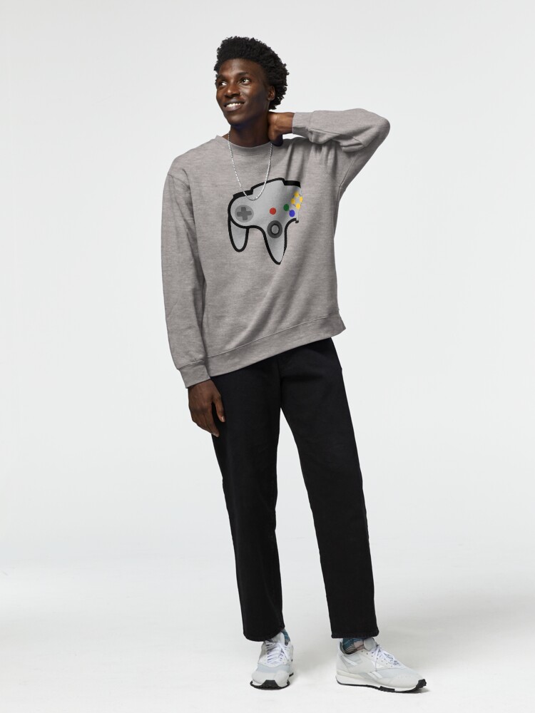 Imagen 3 de 7, Sudadera sin capucha con la obra Controlador N64, diseñada y vendida por kevinpost.