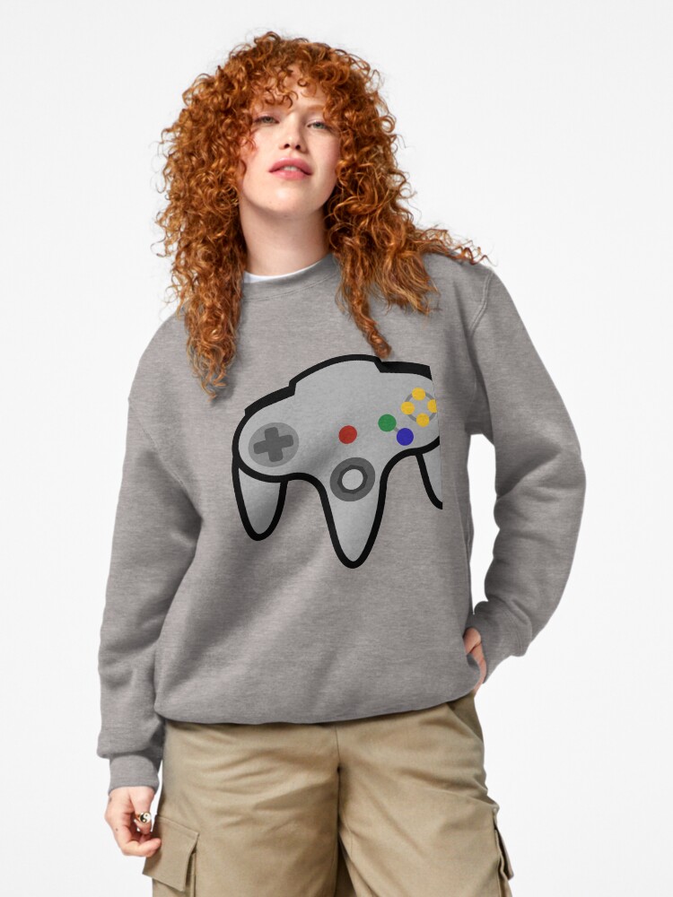 Imagen 4 de 7, Sudadera sin capucha con la obra Controlador N64, diseñada y vendida por kevinpost.