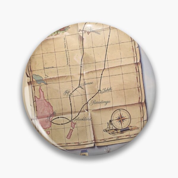 Item preview, South Seas vintage travel poster designed and sold by stickart-marek.
