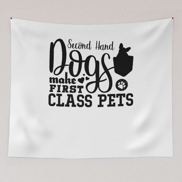 Item preview, Second Hand Dogs First Class Pets designed and sold by DabGraphic.