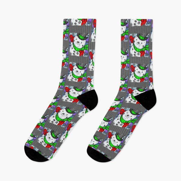 Item preview, Adorable Cute Christmas Snowman In Winter Snow Holiday Art designed and sold by egonline.