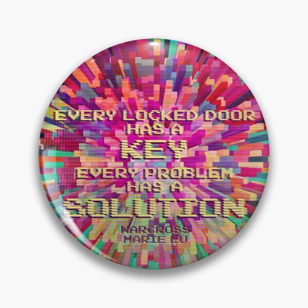 Item preview, Every locked door has a key. Every problem has a solution. Warcross. designed and sold by literarylifeco.