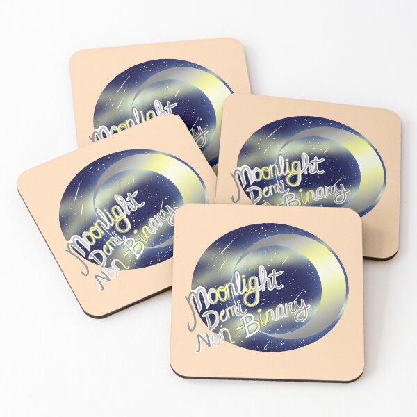 Item preview, Deminonbinary Moonlight Pride designed and sold by MetallicWings15.