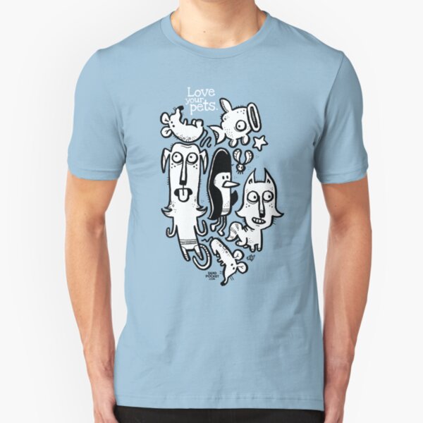 Katze Slim Fit T-Shirt