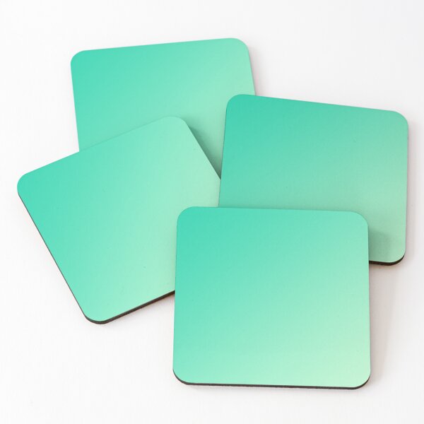 Item preview, Dark Cyan Green and Light Cyan Lime Green Gradient Ombré  designed and sold by Gsallicat.
