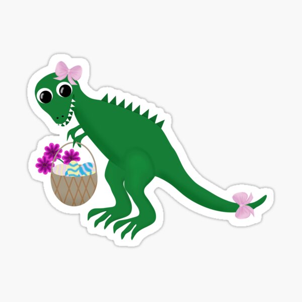 Easter T-Rex Sticker