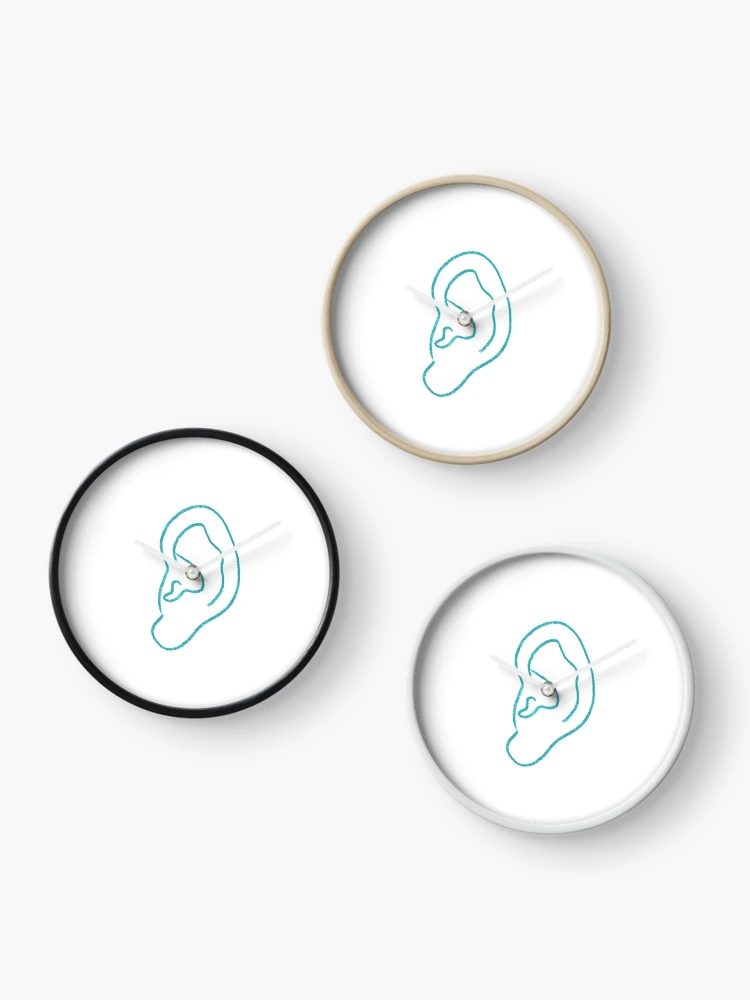 Thumbnail 3 of 4, Clock, Listen up designed and sold by Designwebjae.