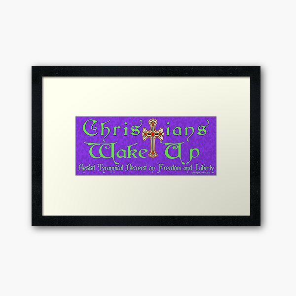 Easter Message Framed Art Print