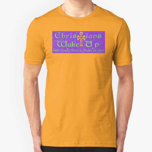 Easter Message Slim Fit T-Shirt