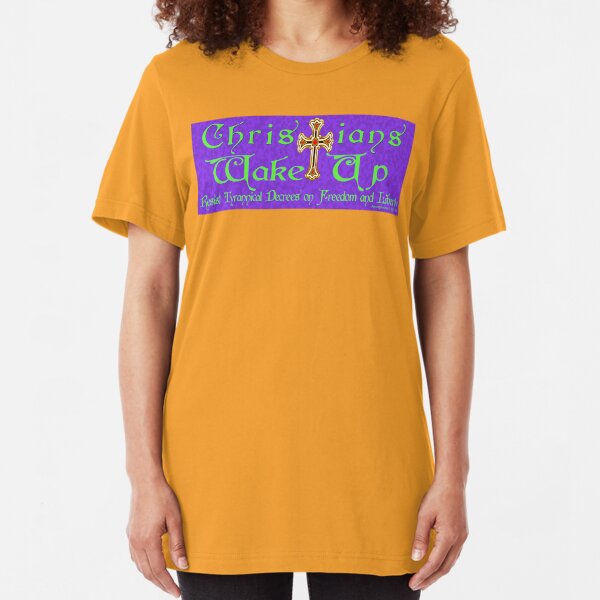 Easter Message Slim Fit T-Shirt