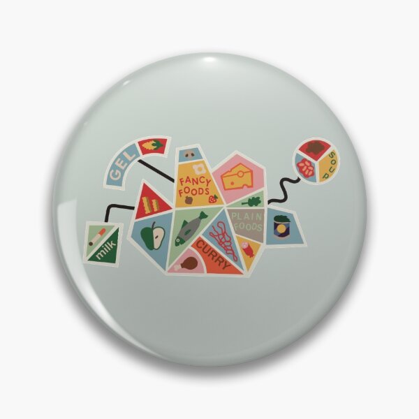 Vista previa del artículo con la obra «Tabla de alimentos», diseñado y vendido por tummytumkins.