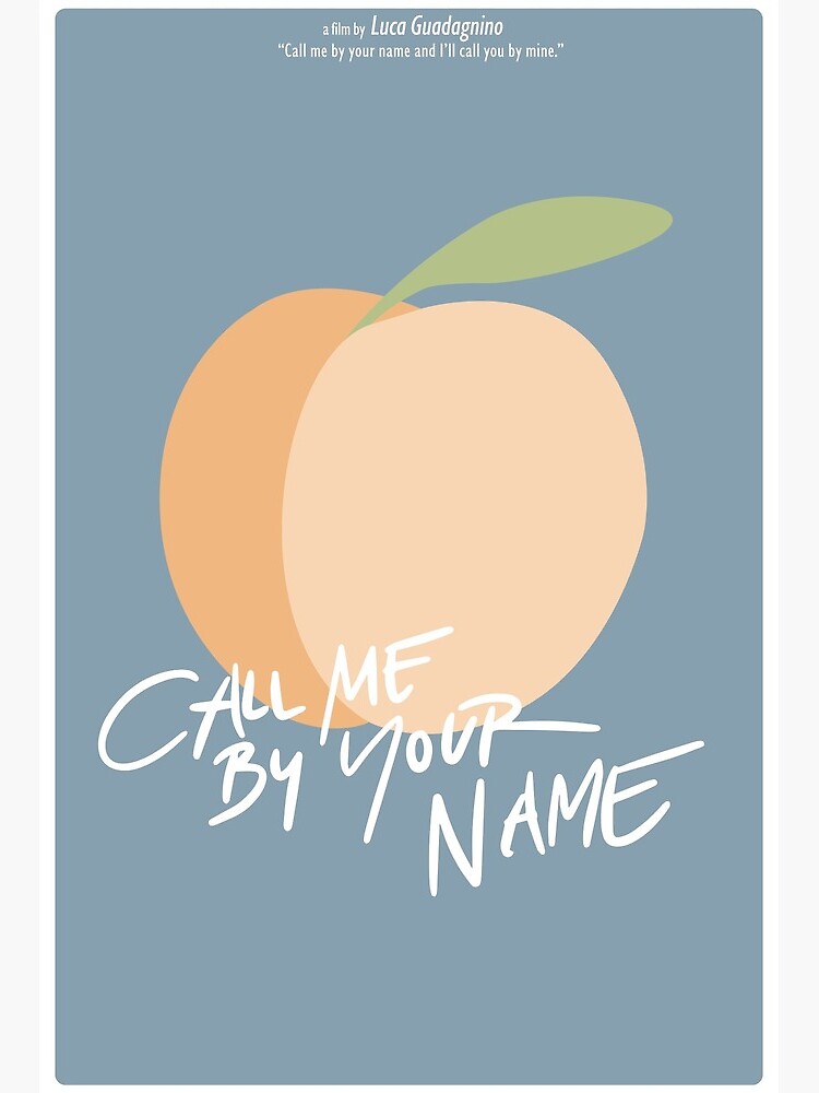 CMBYN Poster A4 A5 6x4 Timothee Chalamet Print Call Me By Your Name 2017 Film Digitally Drawn Minimalist Print