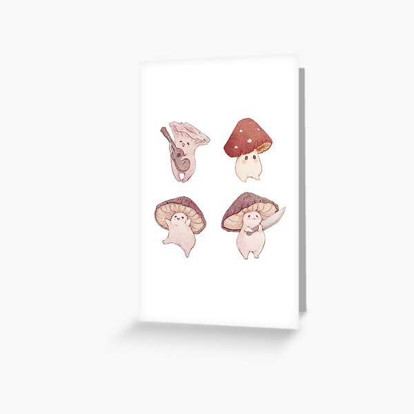 Mushroom Greeting Cards Redbubble