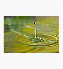 Droplet. Photographic Print
