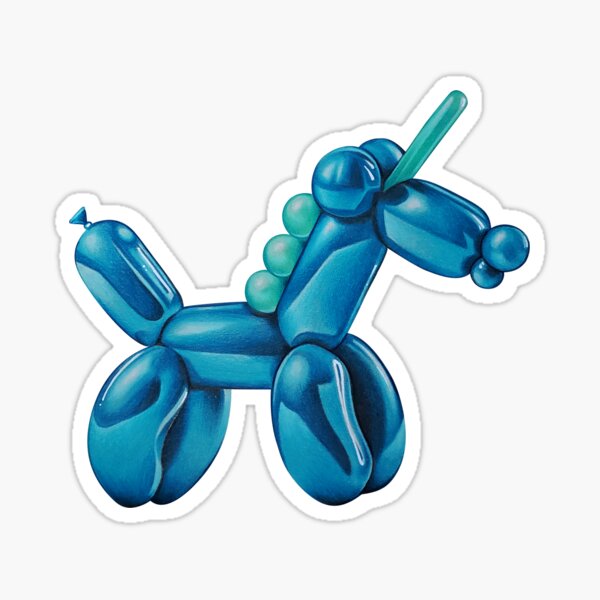 Balloon Unicorn Sticker