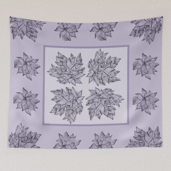 Item preview, Navy leaf doodle  designed and sold by Lois Gardiner.