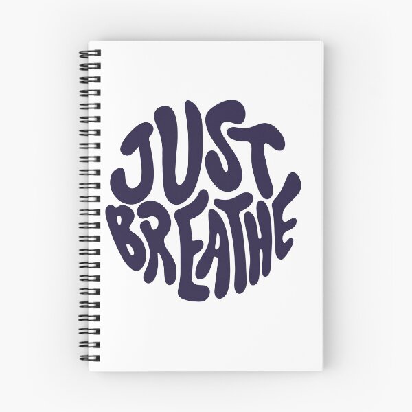 Item preview, Just Breathe Typography Illustration designed and sold by SotoDesigns.
