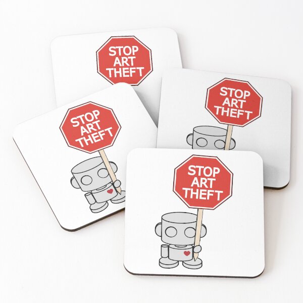 Item preview, Stop Art Theft (O'BOT) designed and sold by Carbon-Fibre Media.