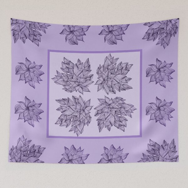 Item preview, Purple leaf doodle  designed and sold by Lois Gardiner.