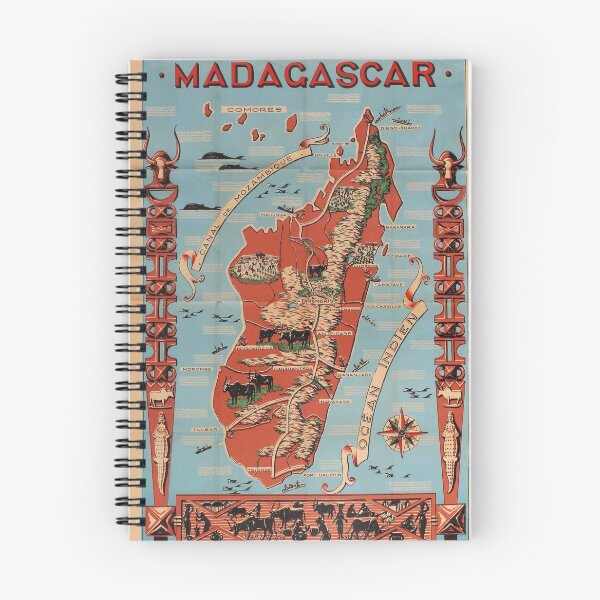 Artikelvorschau, Madagascar vintage travel poster entworfen und verkauft von stickart-marek.