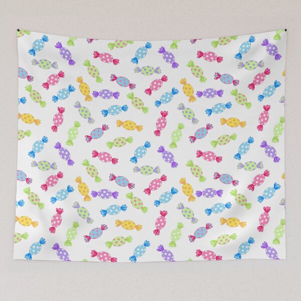 Item preview, Wrapped Candy on White designed and sold by karwilberevivalcollection.