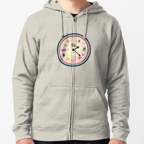 J&B - RELOJ Sudadera con capucha y cremallera