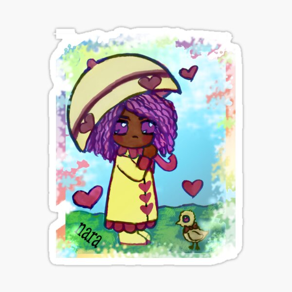 Nandi Girl: Rain and Rainbows 1 Sticker