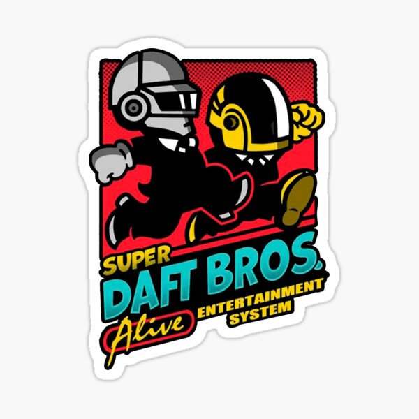 Super Daft Bros Aufkleber Sticker