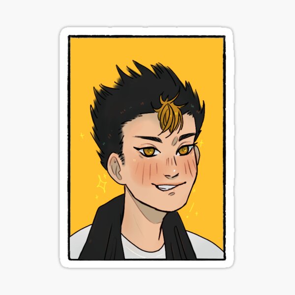 nishinoya = best libero | HAIKYUU FANART Sticker
