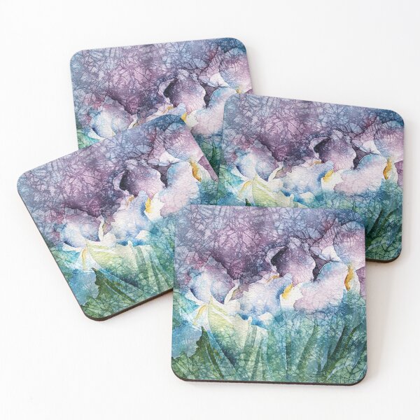 Item preview, BEAUTY OF IRIS FLORAL WATERCOLOR PATTERN designed and sold by Angelinas.